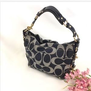 COACH D0826-12578 Carly Jacquard Signature Denim